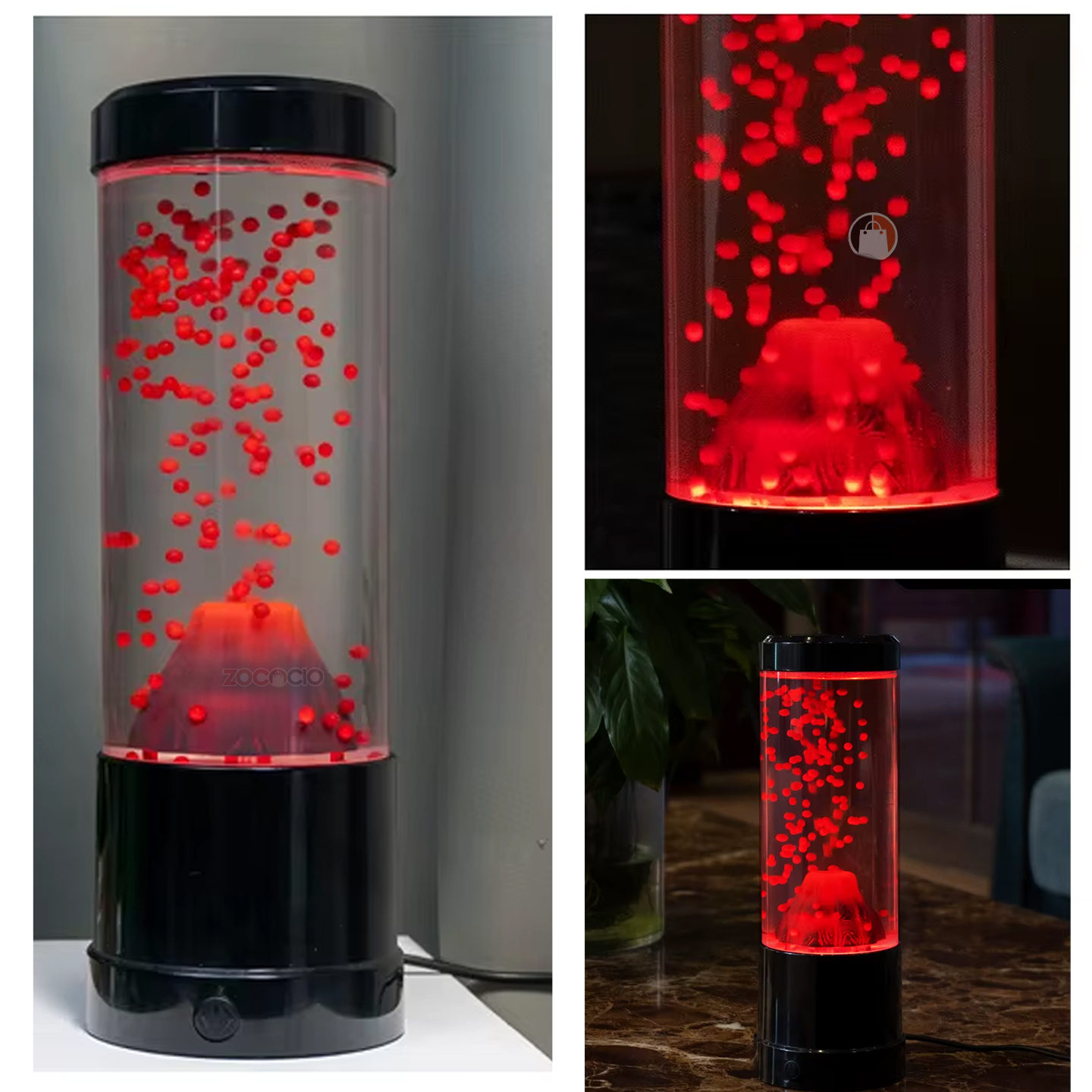 Miniatura 3 de Lampara Volcán Con Lava Decorativa Led M